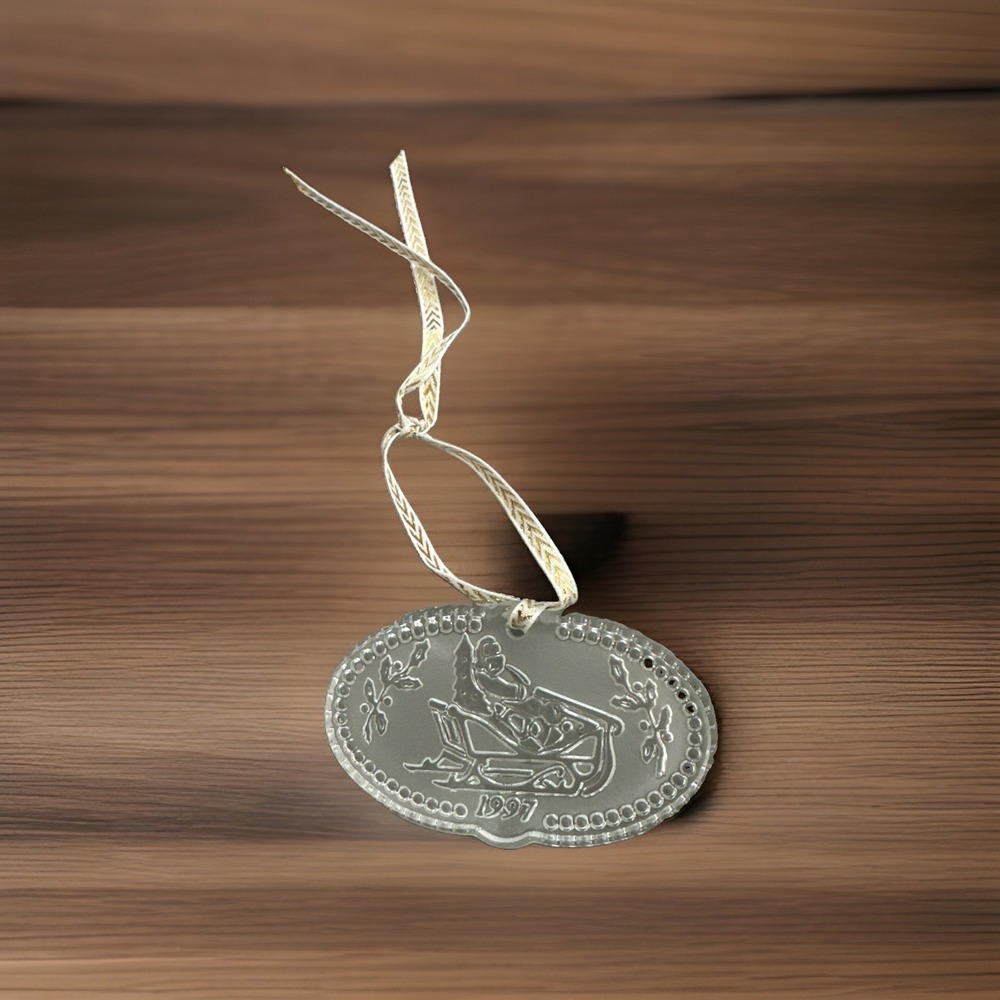 Waterford Crystal Christmas Ornament From 1997 Songs Of Collection, Jingle Bells